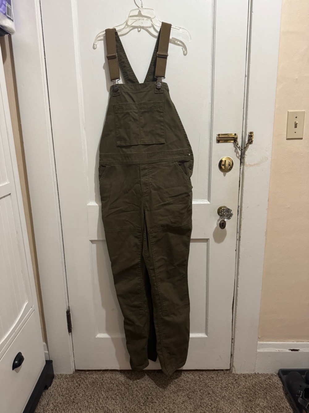 REI Olive Green Overalls